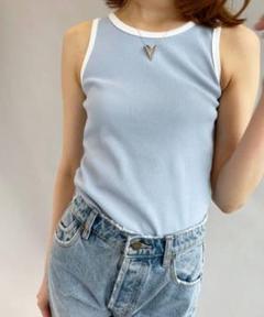 【美品】エディットフォールル ドット　デニム　34 EDIT. FOR LULU】ドット柄デニム