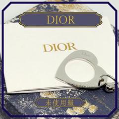 未使用級 Dior 指輪 シルバー ハート ネックレストップ 14号 箱付き