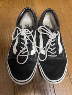 VANSバンズ オールド スクール ブラック ホワイト23.5cm