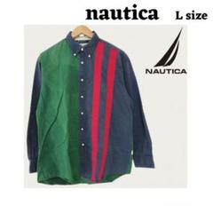 nautica Ｌ/Ｇ ノーティカ 長袖シャツ ボタンダウンシャツのサムネイル