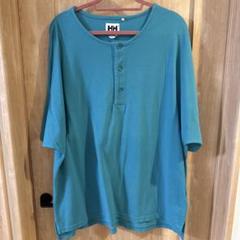 ヘリーハンセン ターコイズ Tシャツ Lサイズ