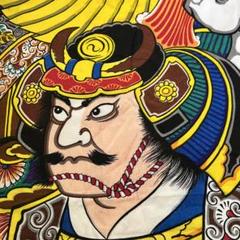 古布幟旗乃木将軍、手描き、728