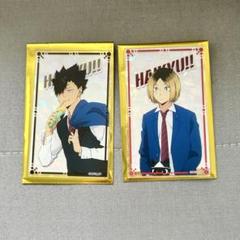 ハイキュー!! ナンジャタウン　アクリルコースター　孤爪研磨　黒尾鉄朗 ハイキュー ナンジャタウン キラキラアクリルシート 黒尾鉄朗 孤