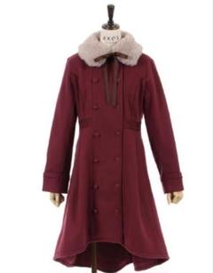 本日限定値下げ！★新品★axes femme ダッフルコート 　L　ベージュ axes femme（アクシーズファム）の「レース使いダッフルコート