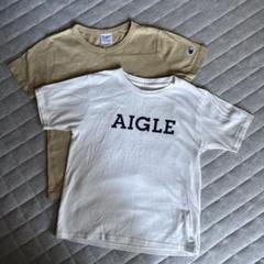 champion＆AIGLE 130cm Tシャツ2枚セット