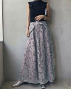 アメリヴィンテージ　ANTHESIS LACE SKIRTパープル