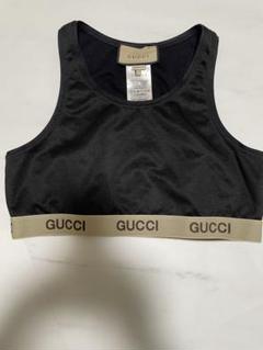 GUCCI ブラック ブラトップ Lサイズ　タンクトップ GUCCI ブラック ブラトップ Lサイズ タンクトップ - メルカリ