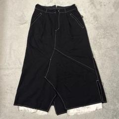 sulvam サルバム 19ss レイヤードスカートパンツ サルエル