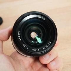 【ジャンク】Nikon Nikkor 24mm f/2.8レンズ ニコン 単焦点のサムネイル