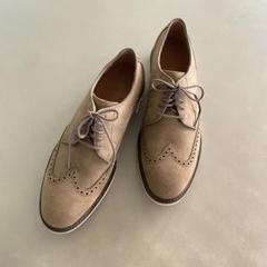 新品未使用 Cole Haan コールハーン ウィングチップ スエードシューズのサムネイル