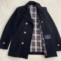 値下げしました！BURBERRY バーバリーブルーレーベル ウールPコート BURBERRY BLUE LABEL 美品△BURBERRY バーバリーブルーレーベル