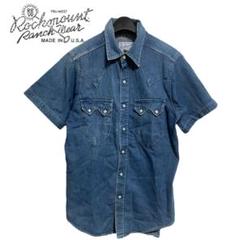 80's USA製 Rockmount /半袖デニムシャツ m857 80's USA製 Rockmount /半袖デニムシャツ m857 - メルカリ