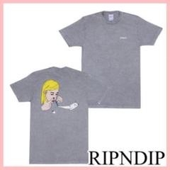 RIPNDIP Tシャツ ミネラルウォッシュ グレー Sサイズ 半袖のサムネイル