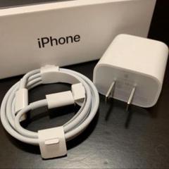 純正品「USB C-Lightningケーブル／18W USB-C電源アダプタ」