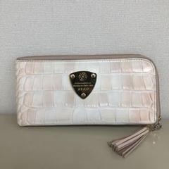 ATAO　アタオ　長財布　リモ　ルアン　アイボリー　クロコ型押しレザー　フリンジ limo(リモ)ケリー｜ATAOリピート率No1の長財布｜キャッシュレス