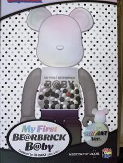 その他 MEDICOM TOY - My First BE@RBRICK B@by BLACK &amp; WHITE Bearbrick My First Baby 1000% Black & White Chrome Ver. Toy