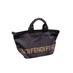 Fendi ロゴプリント ハンドバッグ FENDI】x FRGMT コラボ☆ トートバッグ FFファブリック ロゴ