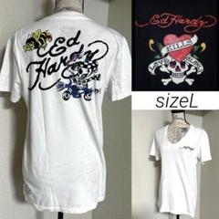 Ed Hardy エドハーディー ed hardy Tシャツ スカルtシャツ