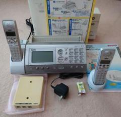 ジャンク)SANYO サンヨーファクシミリ電話とターミナルボックス