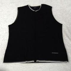極美品★BURBERRY GOLF ベスト ジレ ノバチェック 黒 リバーシブル 関税負担なしBurberryチェックナイロンリバーシブルパファージレ