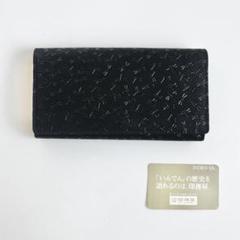 印伝屋 長財布 ブラック トンボ インデン 未使用 B986 印伝屋 長財布 ブラック トンボ インデン 未使用 B986 - メルカリ