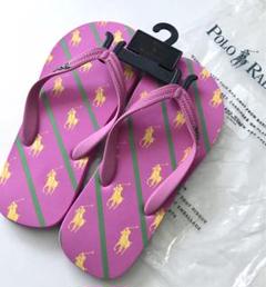 【未使用】　LAURENラルフローレン　ピンクベージュサンダル　23cm LAUREN RALPH サンダル ローレン ラルフ FAY レディース