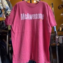 アメリカ古着 McAwesome Tシャツ 赤 L