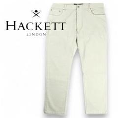 ハケット ロンドン ウール100％ 1タック スラックス パンツ 定4.7万40 LEON掲載】【New Adjustable Fit】ウールフランネルスラックス