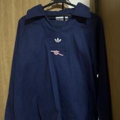 adidas ネイビー 襟付きニット Mサイズ (Arsenal)のサムネイル
