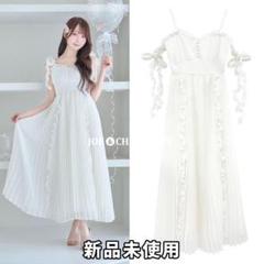 ロゼミューズ frill pleats airy cami op アイボリー - メルカリ