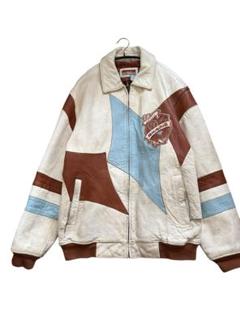 ROCA WEAR　ロカウェア　本革　レザージャケット　グレー　2XL 2025年最新】ROCAWEAR レザージャケット 革ジャンの人気アイテム