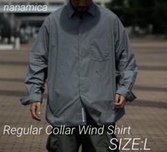 新品 nanamica Regular Collar Wind Shirt L