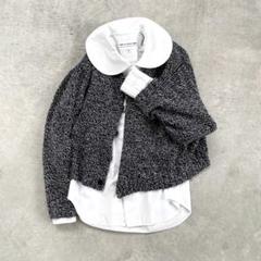 tricot CDG カーディガン刺繍ラメ森ガールフェアリーグランジ