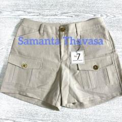 Samantha Thavasa - サマンサタバサ  ゴルフ　ショートパンツ　新品 Samantha Thavasa サマンサタバサNo.7 ショートパンツ ベージュ