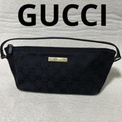 GUCCI グッチ　アクセサリーポーチ　GGキャンバス　レザー　金具　保存袋　黒 2025年最新】グッチ アクセサリーポーチの人気アイテム - メルカリ