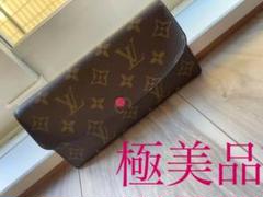極美品ルイヴィトン　モノグラム　長財布　ピンク　スペイン製