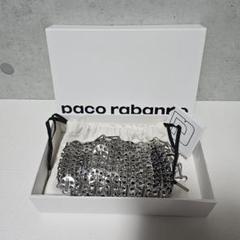 paco rabanne シグネチャー ショルダーバッグ シルバー ナノ paco rabanne シグネチャー ショルダーバッグ シルバー ナノ
