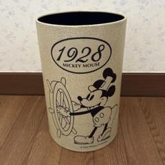 昭和レトロ　ミッキーマウス　生誕60年記念　スチール缶　ゴミ箱