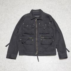 DSQUARED2 コットンブルゾン マルチポケット アーカイブ ジップ L DSQUARED2 コットンブルゾン マルチポケット アーカイブ ジップ