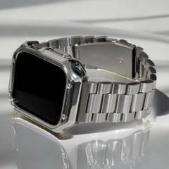 ts★アップルウォッチバンド　ステンレスベルト　Apple Watchカバー