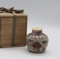 中国　明時代　紅緑彩茶壺　木箱入　送料込み0321 中国 明時代 紅緑彩茶壺 木箱入 送料込み0321 - メルカリ