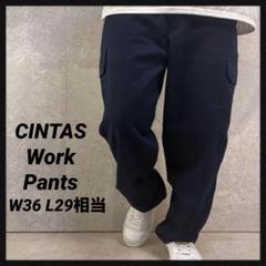 ３枚CINTAS シンタス　ブラックチノパン　ワーク　古着　W38 L26相当 3枚CINTAS シンタス ブラックチノパン ワーク 古着 W38 L26相当