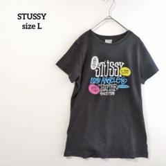 ステューシー Tシャツ ブラック ユニセックス グラフィックプリント t4580