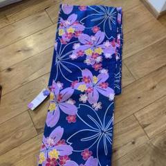 新品未使用　女性浴衣青花柄丈163