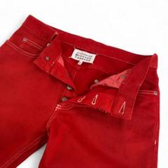 美品✨メゾンマルジェラ 5Pocket Jeansストレートパンツ レッド31