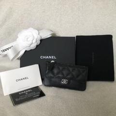 未使用‼️希少‼️CHANEL クラシック カードケース キャビアスキン G金具