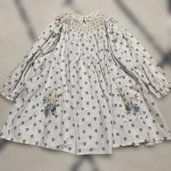 apolina ベビー ワンピース 花柄刺繍 apolina ベビー ワンピース 18M 24M 刺繍