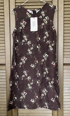 STEFANEL ワンピース シルク 46 XL相当 ベージュ