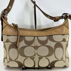 コーチ　coach CCキャンバス ショルダーバッグ　354
