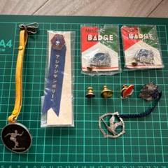 昭和レトロ★ピンバッジなど9点セット 記念品 黒部渓谷 日本ジャンボリー